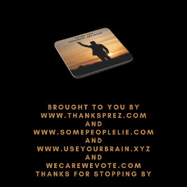 Dank u President Joe Biden Bier Onderzetter