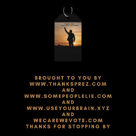 Dank u President Joe Biden Cadeaulabel