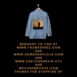 Dank u President Joe Biden Denim Jacket