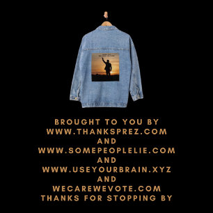 Dank u President Joe Biden Denim Jacket