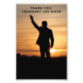 Dank u President Joe Biden Foto Afdruk (Voorkant)