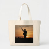 Dank u President Joe Biden Grote Tote Bag (Voorkant)