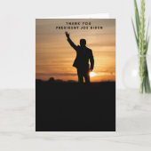 Dank u President Joe Biden Kaart (Voorkant)