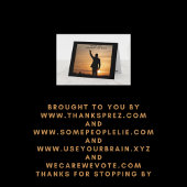 Dank u President Joe Biden Kaart