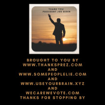 Dank u President Joe Biden