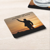 Dank u President Joe Biden Kartonnen Onderzetters (Schuin)