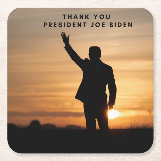 Dank u President Joe Biden Kartonnen Onderzetters (Voorkant)