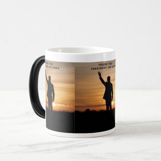 Dank u President Joe Biden Magische Mok (Voorkant links)