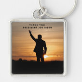 Dank u President Joe Biden Sleutelhanger (Voorkant)
