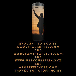 Dank u President Joe Biden Thermosbeker