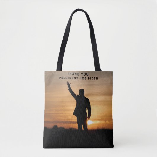 Dank u President Joe Biden Tote Bag (Voorkant)