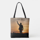 Dank u President Joe Biden Tote Bag (Achterkant)