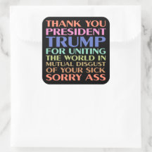 Dank u president Trump dat u de wereld verenigt