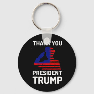 Dank u president Trump Sleutelhanger