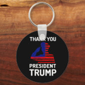 Dank u president Trump Sleutelhanger (Voorkant)