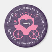 Dank u prinses foto magneet (Voorkant)