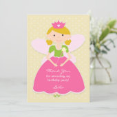 Dank u, prinses Kaart (Staand voorkant)