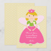 Dank u, prinses Kaart (Voorkant / Achterkant)