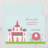 Dank u, prinses Kaart (Voorkant / Achterkant)