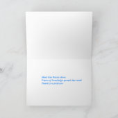 Dank u professor bedankkaart (Binnen)