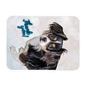 Dank u Puppy Flexibele Fotomagneet Magneet (Horizontaal)