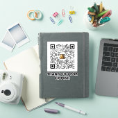 Dank u QR Code Sticker - Bedankt voor uw tip! (iPad Cover)