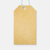 Dank u Quinceañera gouden verjaardag ballonnen Cadeaulabel (Achterkant)