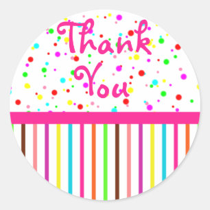 Dank u Rainbow Sticker