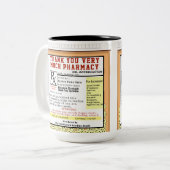 Dank U Recept Tweekleurige Koffiemok (Voorkant links)
