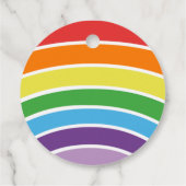 Dank u Regenboog Verjaardagsfeestjes Meisjes Kleur Bedankjes Labels (Achterkant)