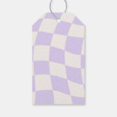 Dank u Retro Groovy 1e Verjaardag Party Favor Cadeaulabel (Achterkant)