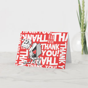 Dank u Robot Bedankkaart