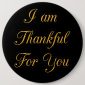 Dank u. ronde button 6,0 cm (Voorkant)