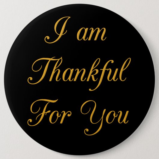 Dank u. ronde button 6,0 cm (Voorkant)