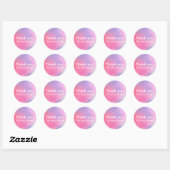 dank u ronde sticker (Vel)