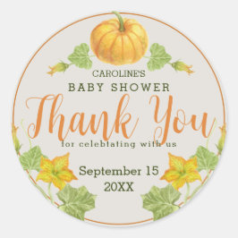 dank u ronde sticker