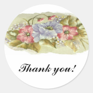 dank u ronde sticker