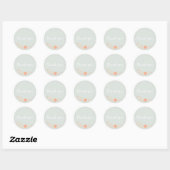 dank u ronde sticker (Vel)