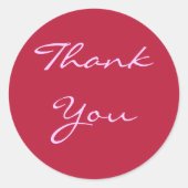 Dank u Roos Sticker (Voorkant)