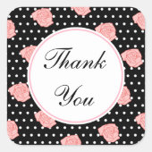 Dank u Roos Stickers (Voorkant)