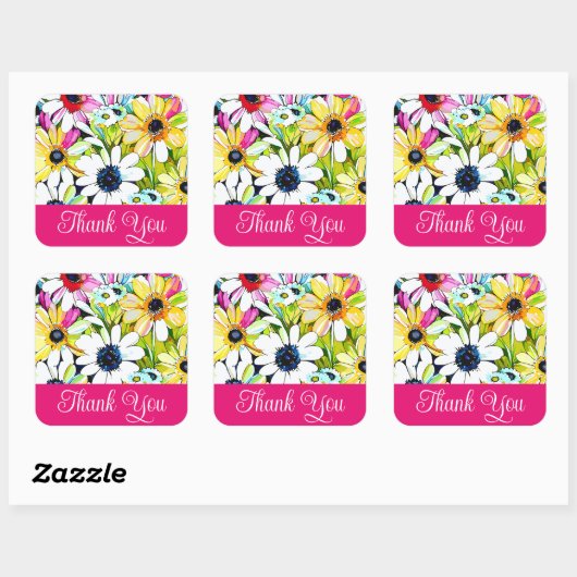 Dank u roos stickers (Vel)