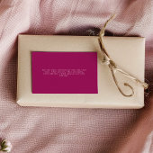 Dank u roze agaat insert kaart sociale links