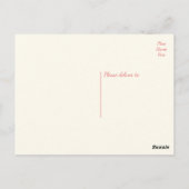 Dank u roze kersenbloesem bloem briefkaart (Achterkant)