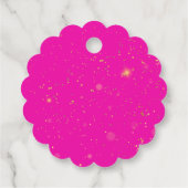 Dank u Roze Pop Verjaardagsfeestje, Rollerblade Bedankjes Labels (Achterkant)