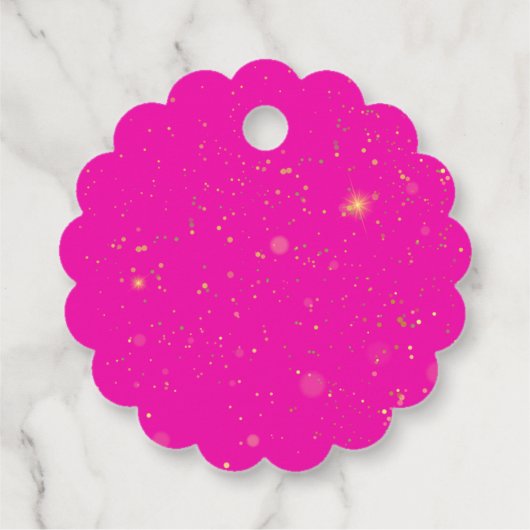 Dank u Roze Pop Verjaardagsfeestje, Rollerblade Bedankjes Labels (Achterkant)