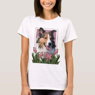 Dank u - Roze Tulpen - Schuifje T-shirt