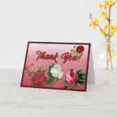 Dank u Rozen Kaart (Gele Bloem)