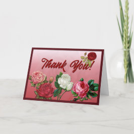 Dank u Rozen Kaart