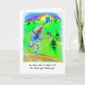 Dank u Runner Kaart - Race Port-o-Johns (Voorkant)