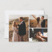 Dank u Rustieke Bloemen Koe Skull Boho fotokaart Bedankkaart (Voorkant)